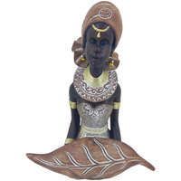 Casa Figuras decorativas Signes Grimalt Figura Africana Marrón