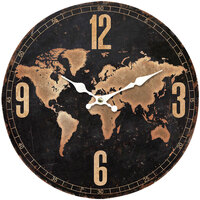 Casa Relojes Signes Grimalt Reloj de Pared Mundo Negro