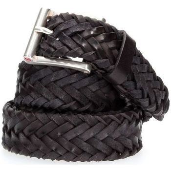 Accesorios textil Hombre Cinturones Fabrizio Mancini 7411 NORVEGIA-BLACK Negro