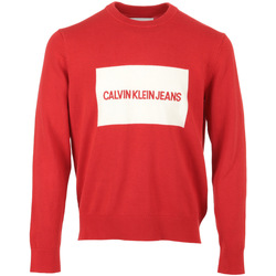 textil Hombre Jerséis Calvin Klein Jeans Institutional Box Sweater Rojo
