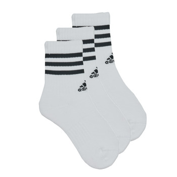 Accesorios Calcetines de deporte Adidas Sportswear 3S C SPW CRW 3P Blanco / Negro