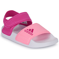 Zapatos Mujer Sandalias Adidas Sportswear ADILETTE SANDAL K Rosa / Blanco