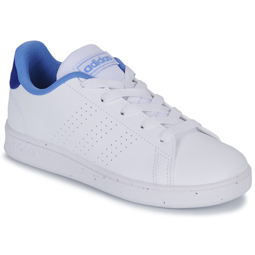 Zapatos Niño Zapatillas bajas Adidas Sportswear ADVANTAGE K Blanco / Azul