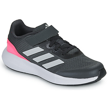 Zapatos Niña Running / trail Adidas Sportswear RUNFALCON 3.0 EL K Gris / Rosa