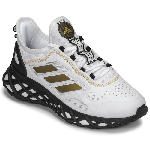 Zapatos Niño Zapatillas bajas Adidas Sportswear WEB BOOST J Blanco / Negro / Oro