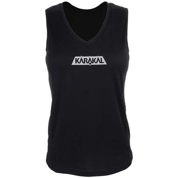 textil Mujer Camisetas manga corta Karakal Pro Tour Negro