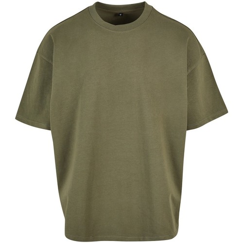textil Hombre Camisetas manga larga Build Your Brand RW8680 Verde