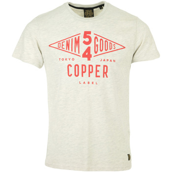 textil Hombre Camisetas manga corta Superdry Copper Label Tee Gris