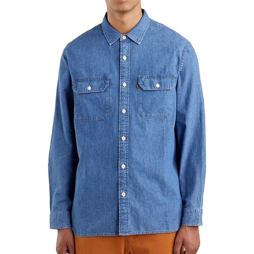 textil Hombre Camisas manga larga Levi's  Azul