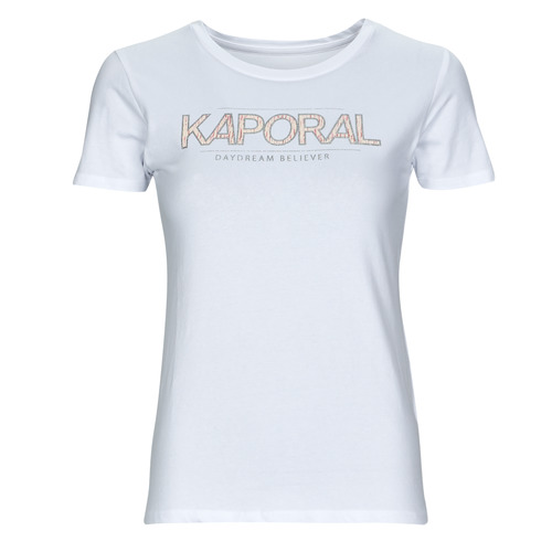 textil Mujer Camisetas manga corta Kaporal JALL ESSENTIEL Blanco