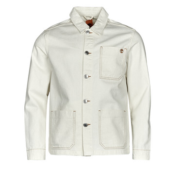 Timberland Work For The Future - Cotton Hemp Denim Chore Jacket Blanco