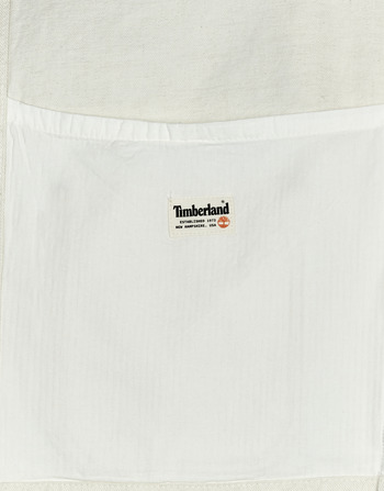 Timberland Work For The Future - Cotton Hemp Denim Chore Jacket Blanco