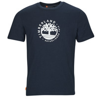 textil Hombre Camisetas manga corta Timberland SS Refibra Logo Graphic Tee Regular Negro