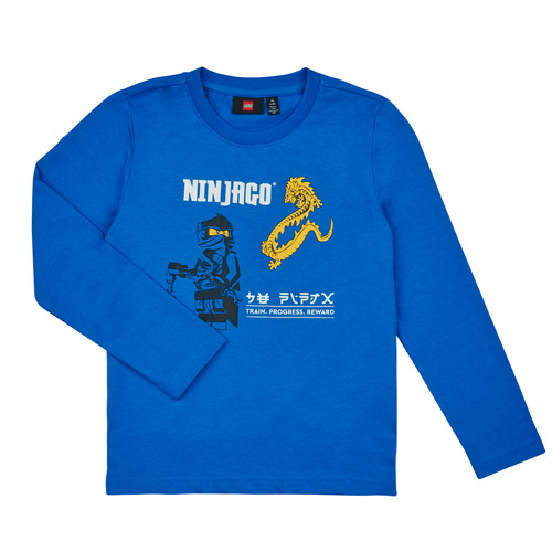 textil Niño Camisetas manga larga LEGO Wear  LWTAYLOR 624 - T-SHIRT L/S Azul