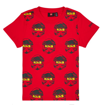 textil Niño Camisetas manga corta LEGO Wear  LWTAYLOR 611 - T-SHIRT S/S Rojo