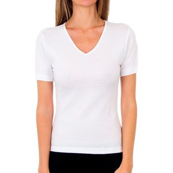 textil Mujer Camisetas manga corta Abanderado P04AN-BLANCO Blanco