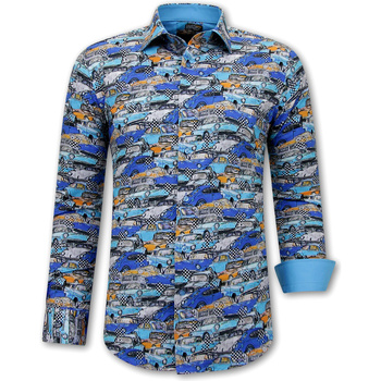 textil Hombre Camisas manga larga Gentile Bellini De Hombre Estampado De Autos Multicolor