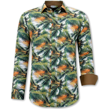 textil Hombre Camisas manga larga Gentile Bellini De Hombre Estampado Tropical Multicolor