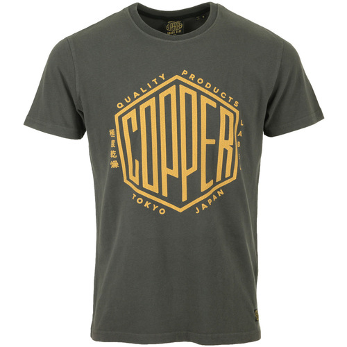 textil Hombre Camisetas manga corta Superdry Copper Label Tee Negro