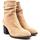Zapatos Mujer Botines Top3 22818 Beige