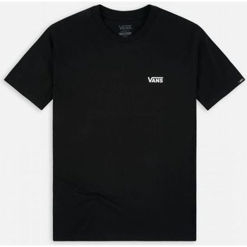 textil Hombre Tops y Camisetas Vans VN0A54TFY28 - LEFT CHEST LOGO-BLACK Negro