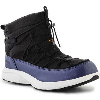 Zapatos Hombre Botas de caña baja Keen Uneek Snk Chukka Wp Black/Blue depths 1025446 Multicolor