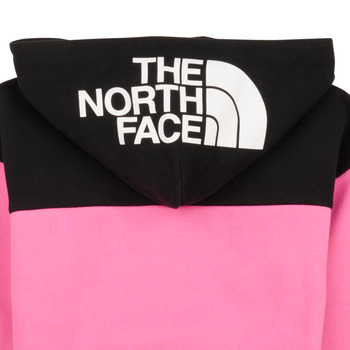 The North Face Girls Drew Peak Crop P/O Hoodie Rosa / Negro