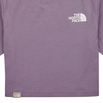The North Face Girls S/S Crop Simple Dome Tee Violeta