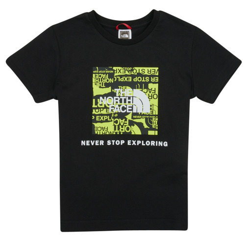 textil Niño Camisetas manga corta The North Face Boys S/S Redbox Tee Negro