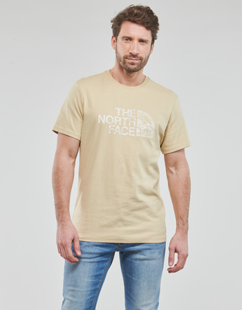textil Hombre Camisetas manga corta The North Face S/S Woodcut Dome Tee Beige