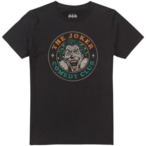 textil Hombre Camisetas manga larga The Joker Comedy Club Negro
