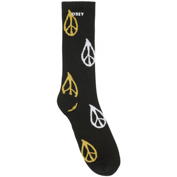 Ropa interior Hombre Calcetines Obey Peaced socks Negro