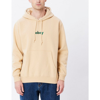 textil Hombre Sudaderas Obey lowercase hood Beige