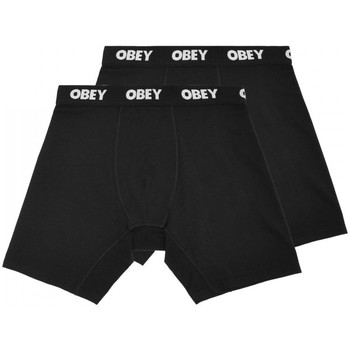 Ropa interior Hombre Boxer Obey Established work 2 pack boxers Negro