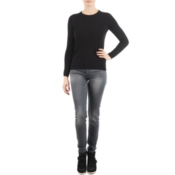 textil Mujer Vaqueros slim 7 for all Mankind THE SKINNY DARK STARS PAVE Gris