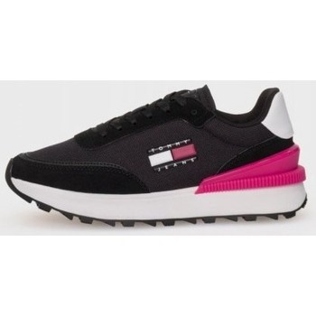 Zapatos Mujer Zapatillas bajas Tommy Hilfiger TOMMY JEANS WMN TECH RUNNER Negro