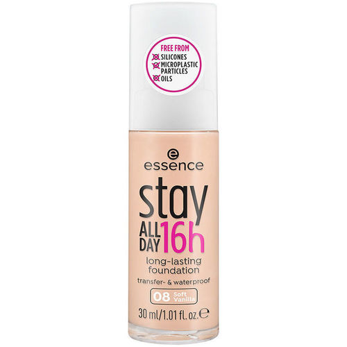 Belleza Mujer Base de maquillaje Essence Stay All Day 16h Long-lasting Maquillaje 08-soft Vanilla 