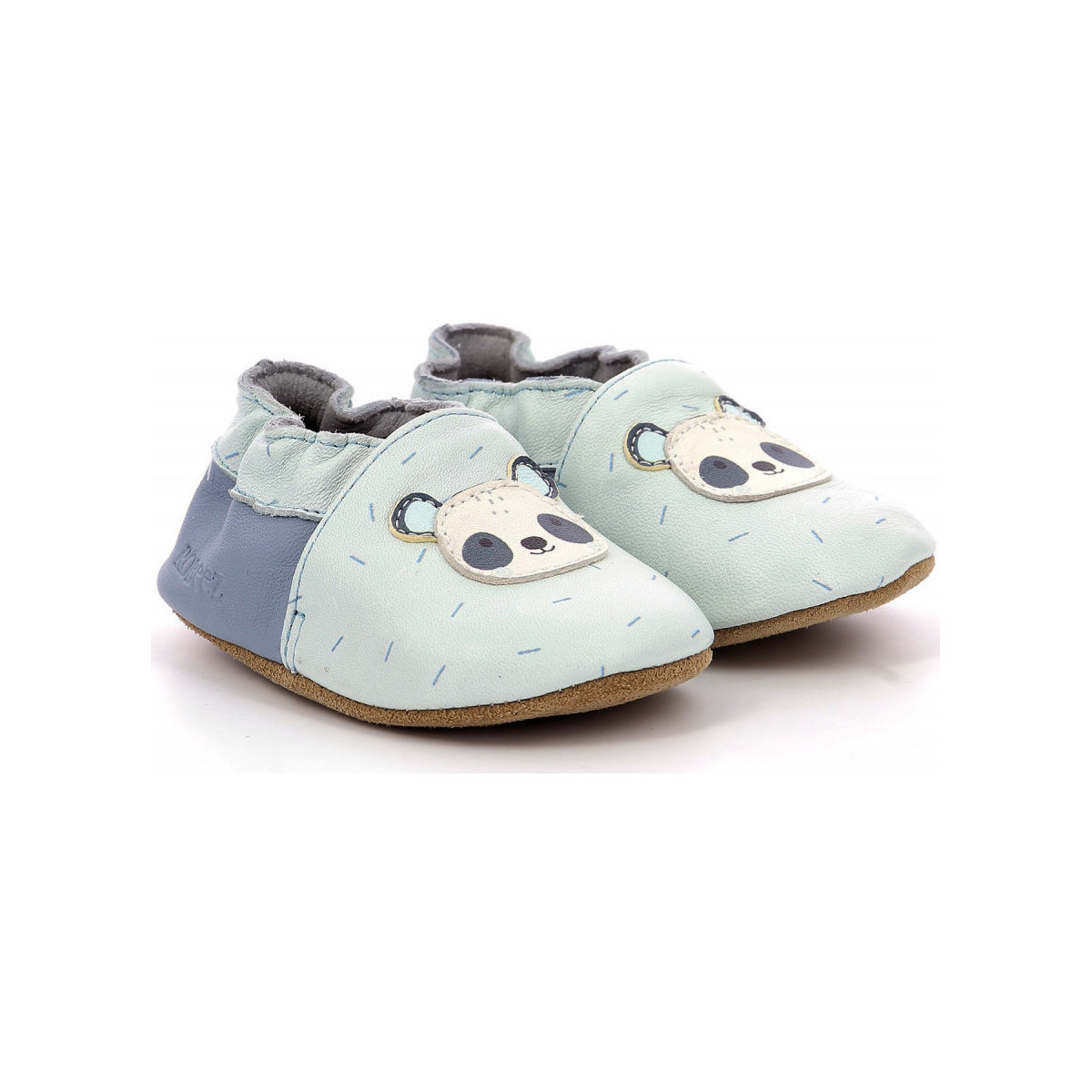 Zapatos Niño Pantuflas para bebé Robeez Panda Master Azul
