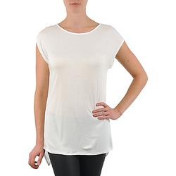 textil Mujer Camisetas manga corta La City TS CROIS D6 Blanco