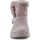 Zapatos Mujer Botas de caña baja Skechers Go Walk Arch Fit Boot True Embrace 144422-DKTP Rosa