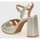 Zapatos Mujer Sandalias Colette 2253 Plata