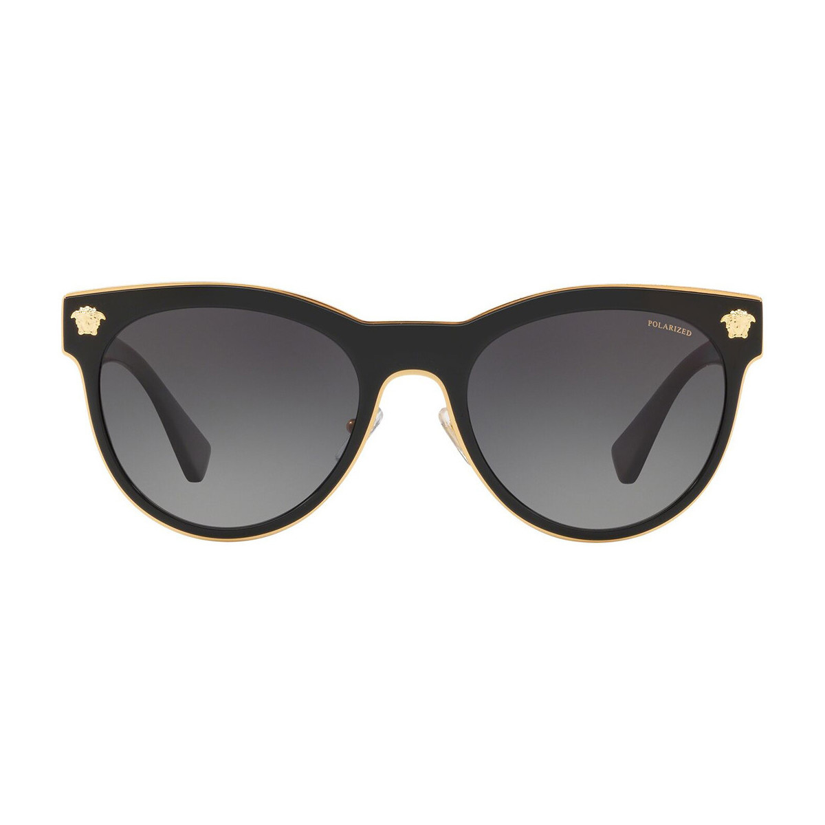 Relojes & Joyas Gafas de sol Versace Occhiali da Sole  VE2198 1002T3 Polarizzati Negro