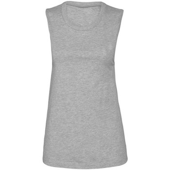 textil Mujer Camisetas sin mangas Bella + Canvas Muscle Gris