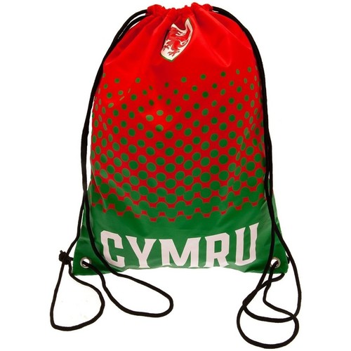 Bolsos Mochila de deporte Fa Wales Cymru Rojo