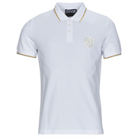 textil Hombre Polos manga corta Versace Jeans Couture GAGT08 Blanco / Oro