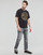 textil Hombre Camisetas manga corta Versace Jeans Couture GAHT05-G89 Negro