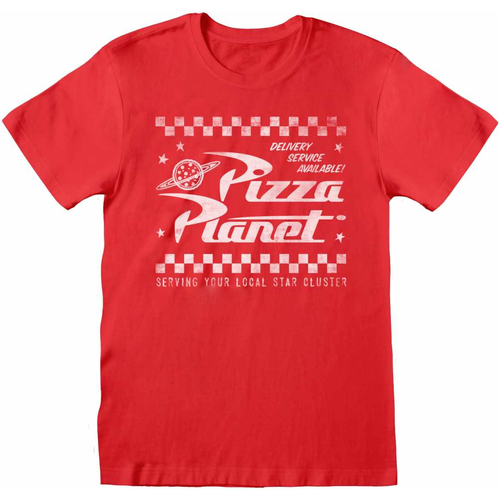 textil Camisetas manga larga Toy Story Pizza Planet Rojo