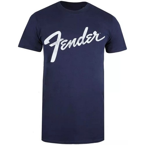 textil Hombre Camisetas manga larga Fender TV1593 Azul