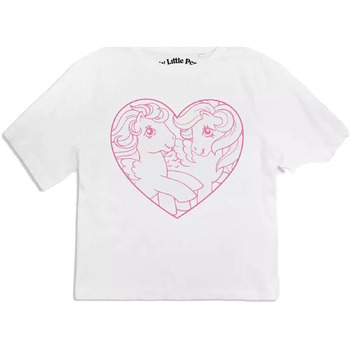 textil Mujer Camisetas manga larga My Little Pony TV1756 Blanco
