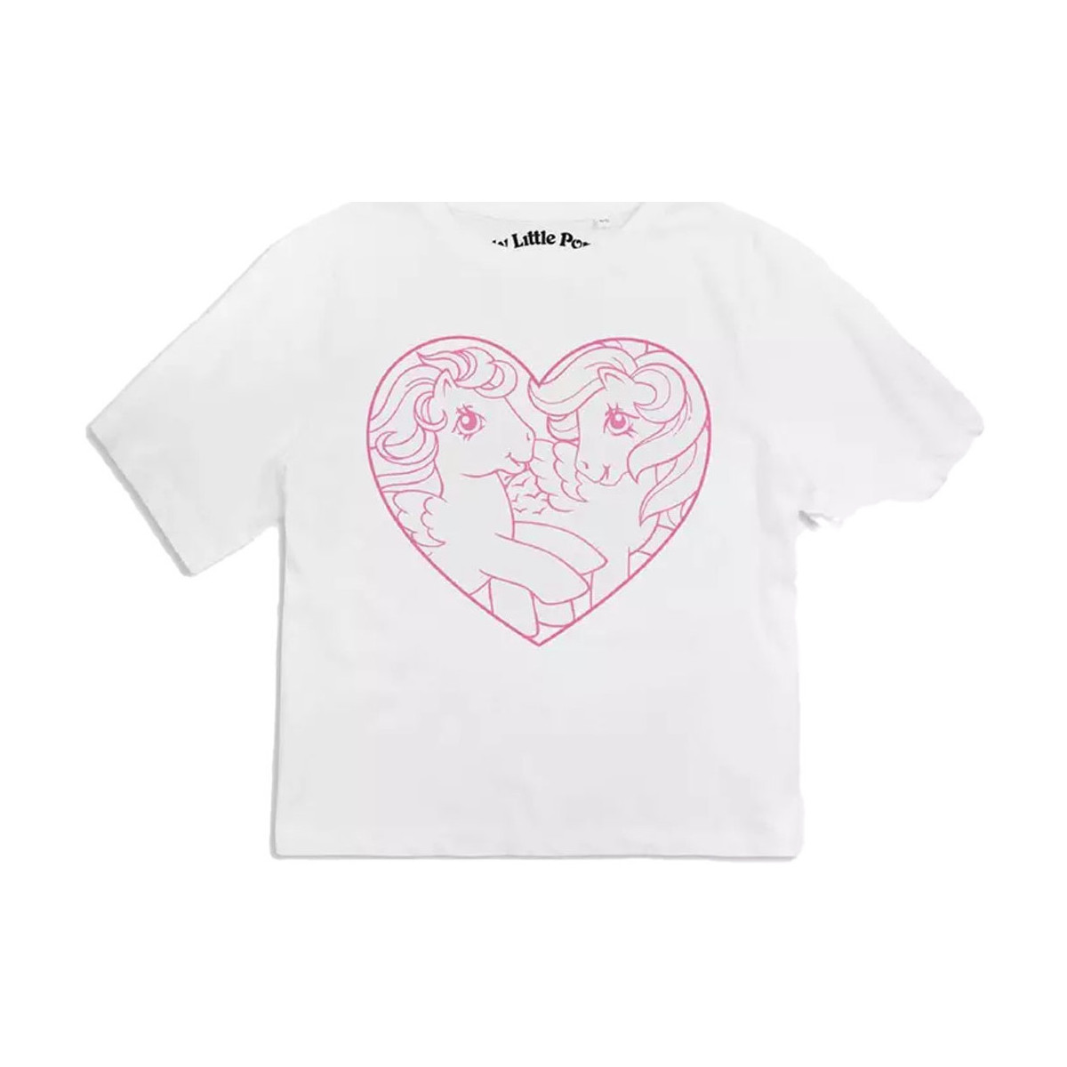 textil Mujer Camisetas manga larga My Little Pony TV1756 Blanco